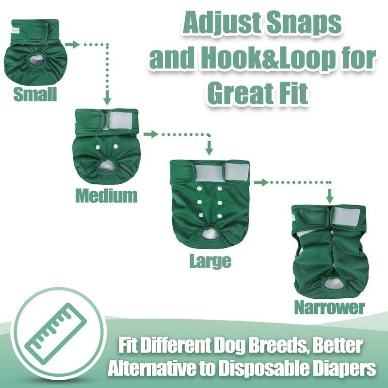 wegreeco Washable Female Dog Diapers (Pack of 3) - Image 4